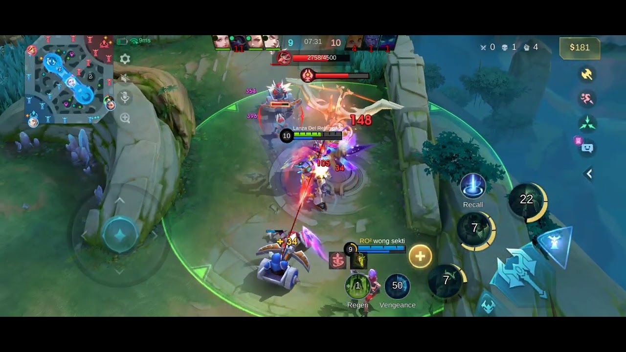 Gameplay Bellerick EXP VS Joy Full Power Autowin