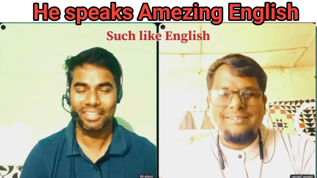 He speaks Amezing English | He lives in Saudi Arabia! #english 