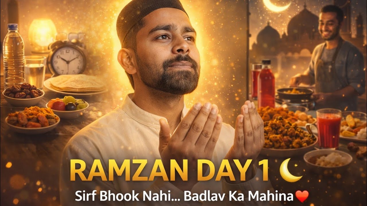 Ramzan Day 1 🌙 | 4:30AM Sehri Routine + Iftar Prep | Sirf Bhook Nahi… Badlav Ka Mahina ❤️