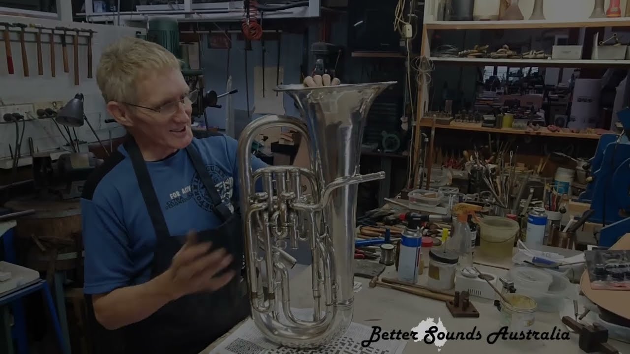 Restoration of a 1941 Boosey and Hawkes Imperial Euphonium - Better Sounds Australia.