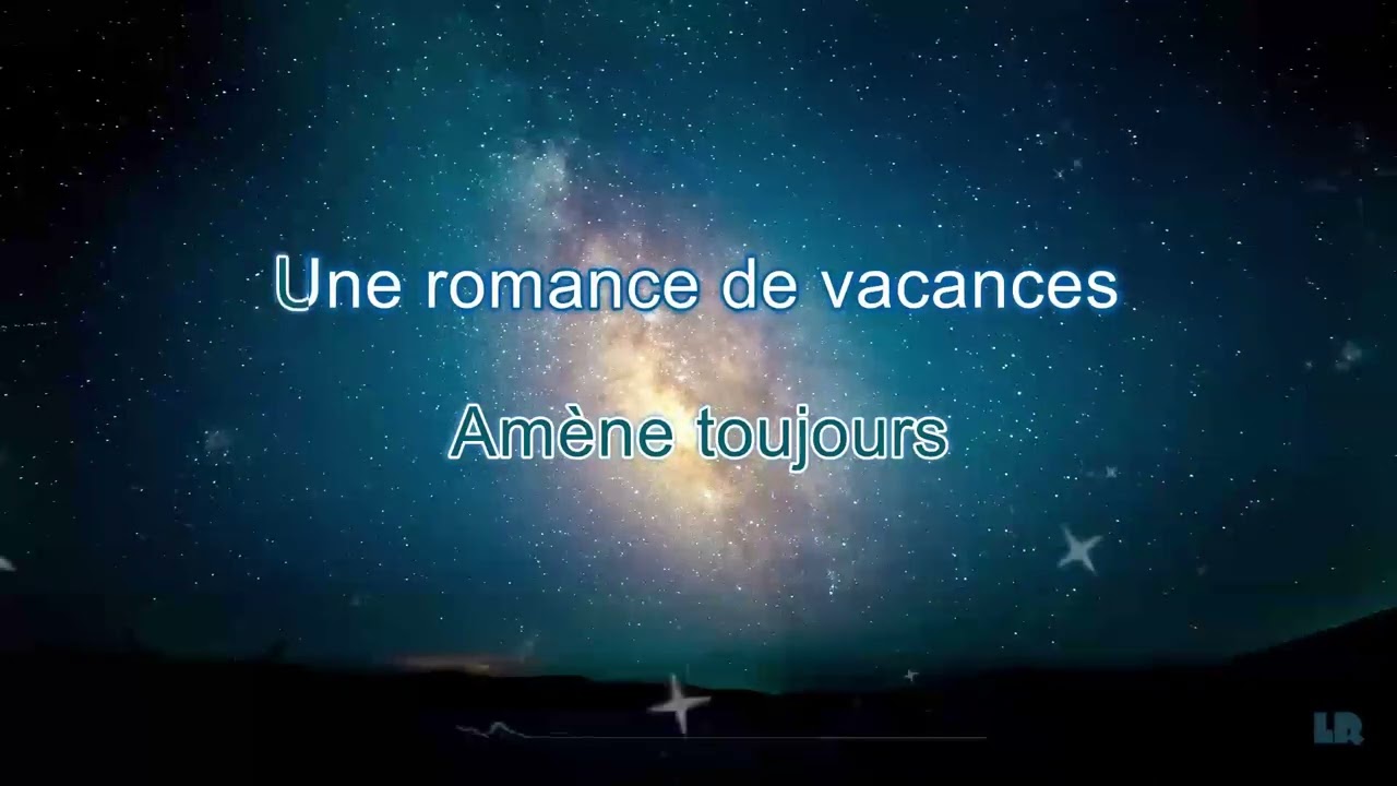 Trois petites notes de musique  Yves Montand  karaoke  LR