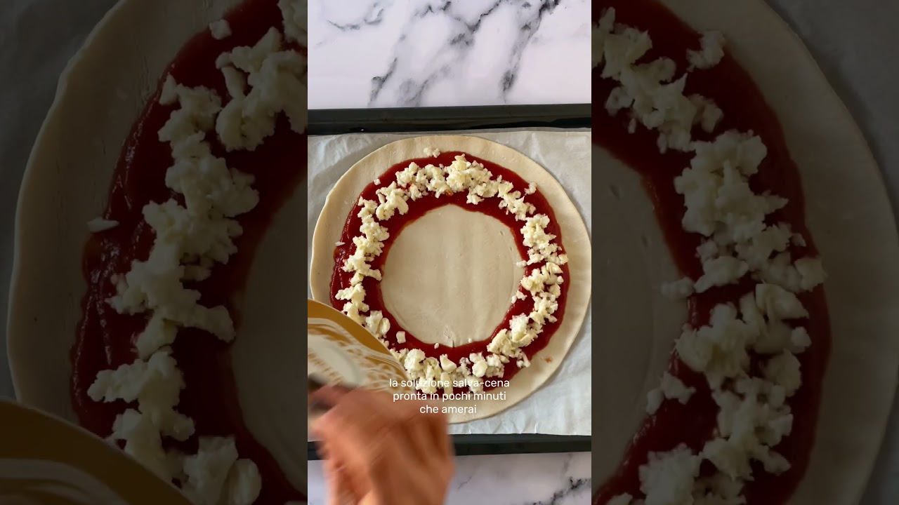 Pizza Sfoglia. Idea pranzo o cena veloce, facile, senza glutine con pasta sfoglia rotonda.