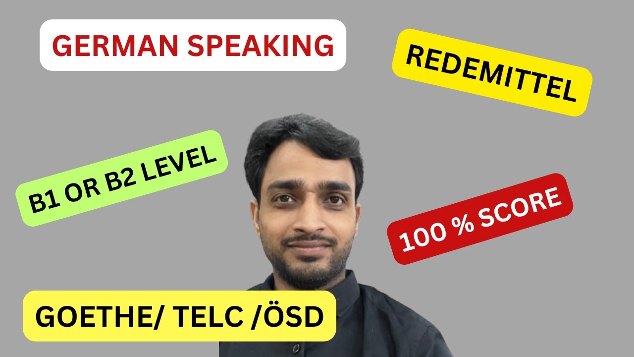 Redemittel for B1 & B2 German Exam | Deutsch Sprechen lernen |