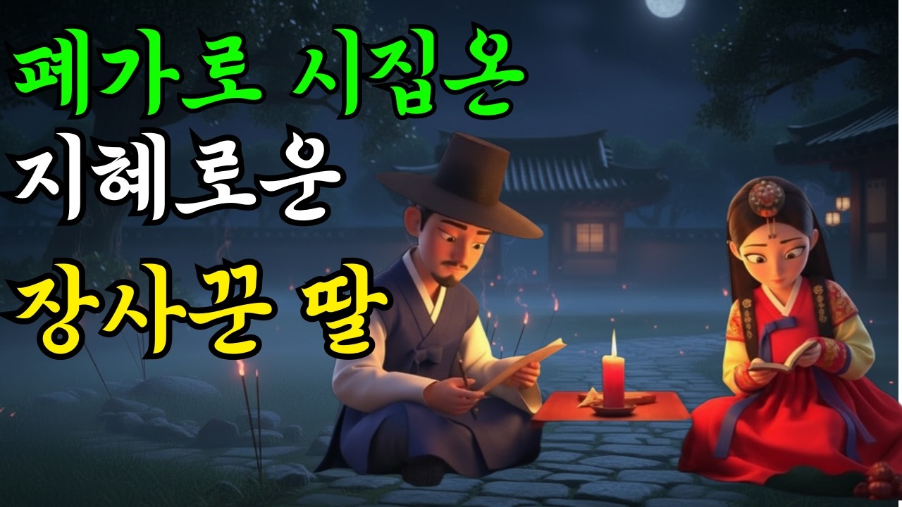 폐가로 시집 온 지혜로운 장사꾼 며느리|야담 옛날이야기 | 오디오북 수면동화 만담  전설  설화 민담 인과응보 새옹지마