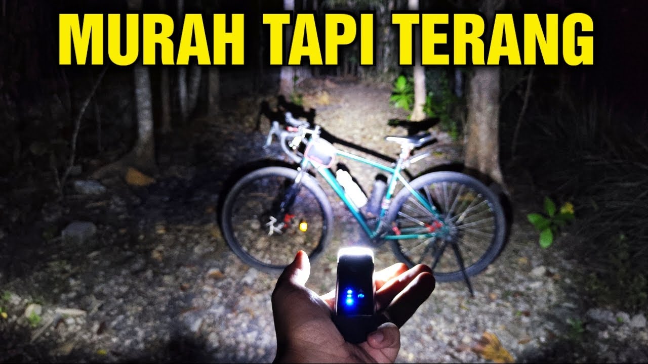 Lampu Sepeda ini Emang Terang Tapi Bisakah Menyaingi Lampu Rockbros? || review TaffLED HJ-047