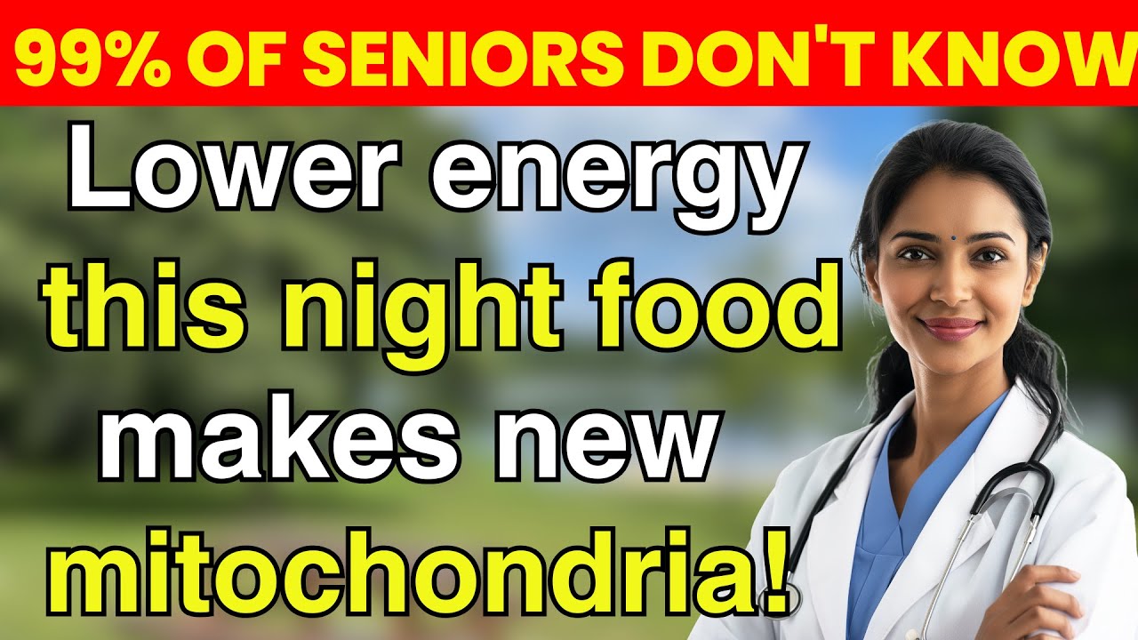 Over 55? These 3 Bedtime Foods REBUILD Mitochondria (Science-Backed) | Senior Nutrition