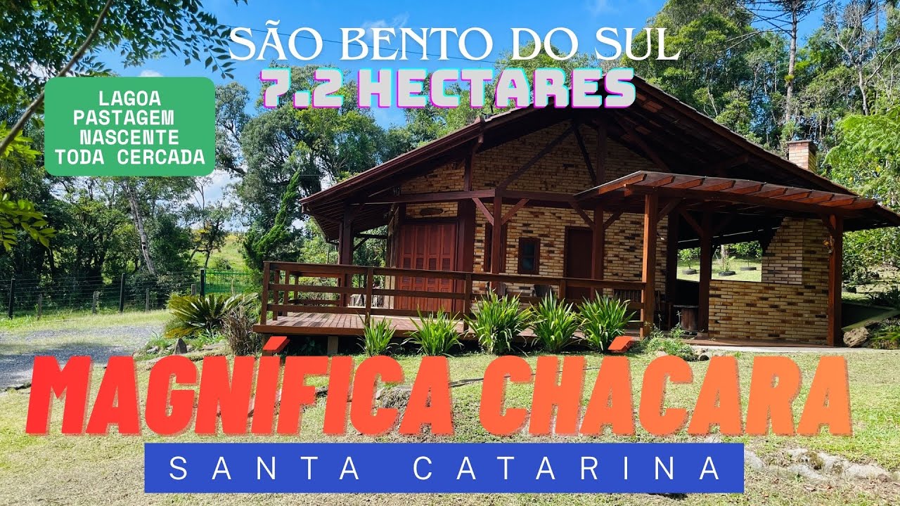Chácara em São Bento do Sul - Santa Catarina Com 7.2 hectares #chácara #santacatariana 