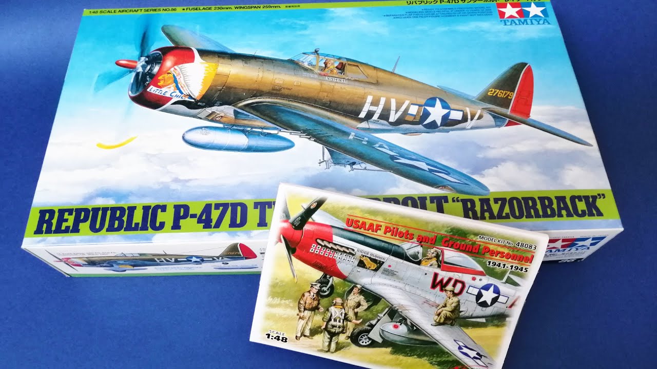 Tamiya's 1/48 P47 Razorback (полная сборка), часть 2