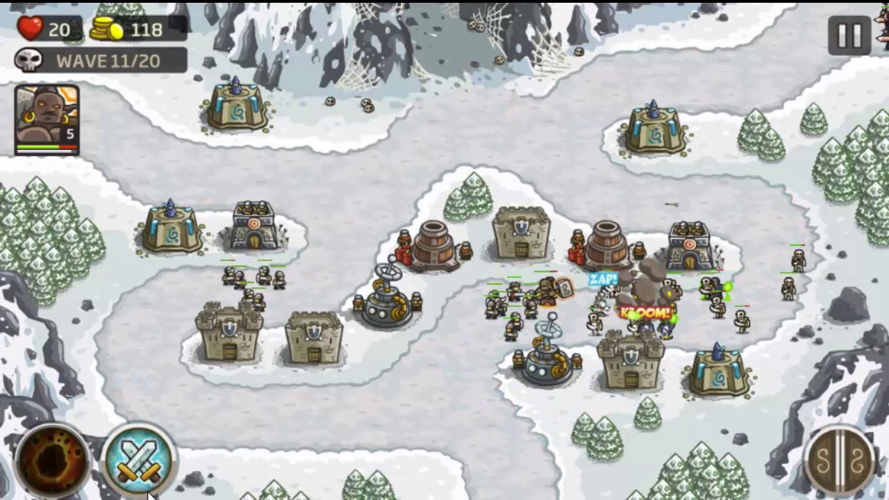 Kingdom Rush - SARELGAZ'S LAIR - Campaign - Veteran (Hard)
