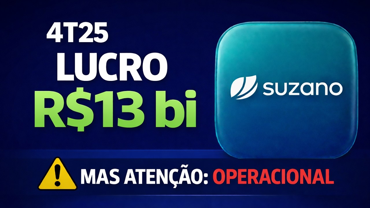 SUZANO 4T25 — O Lucro enganou o mercado? (SUZB3)