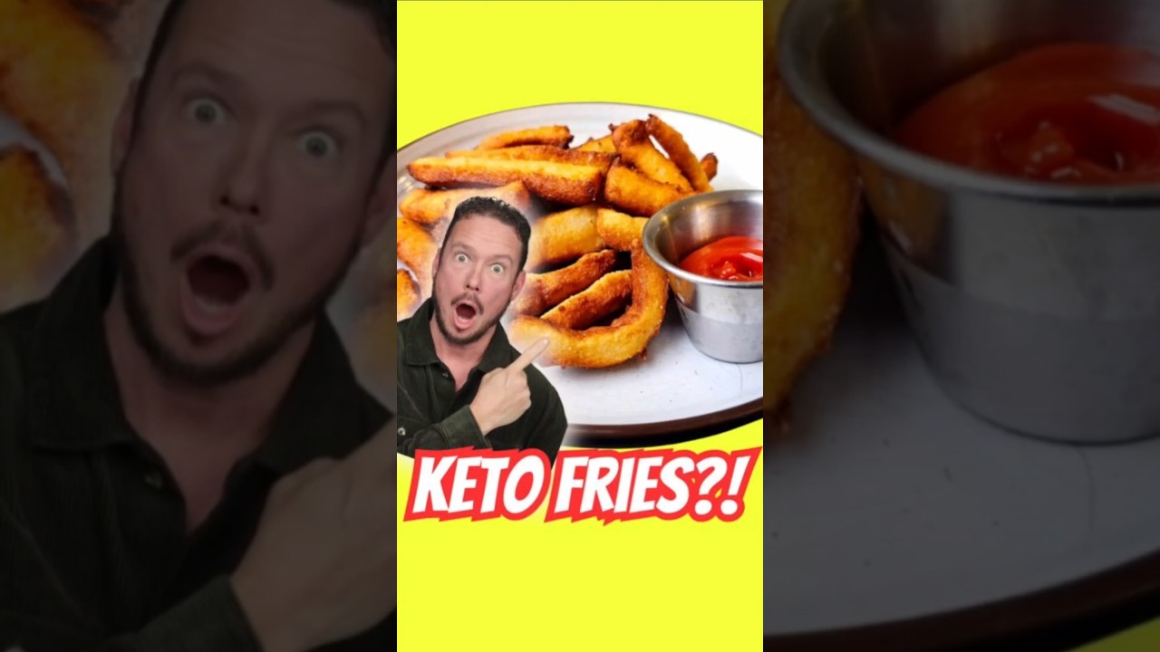 CRISPY Keto Fries With a SECRET Ingredient! How to make Keto French Fries 