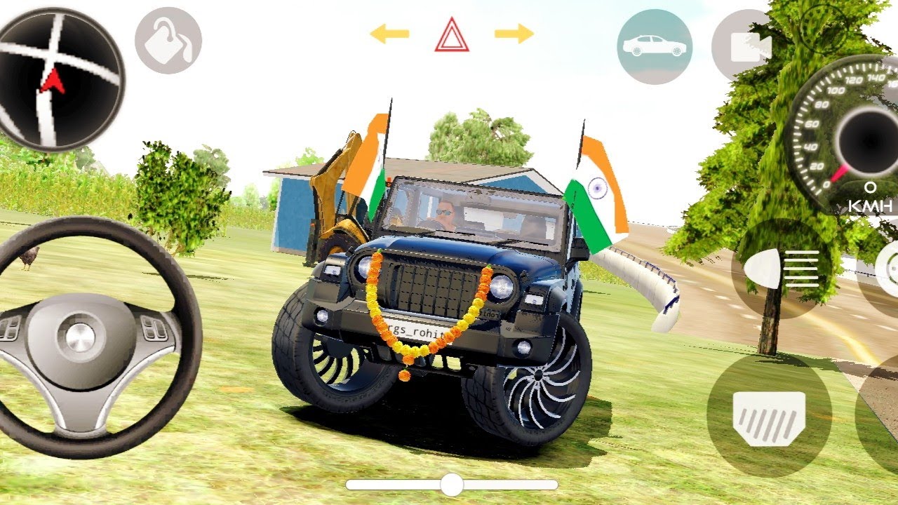 Modified Mahindra Thar 😈 Game: Indian black Thar ( gadi wala game) car game Android game #_2026 