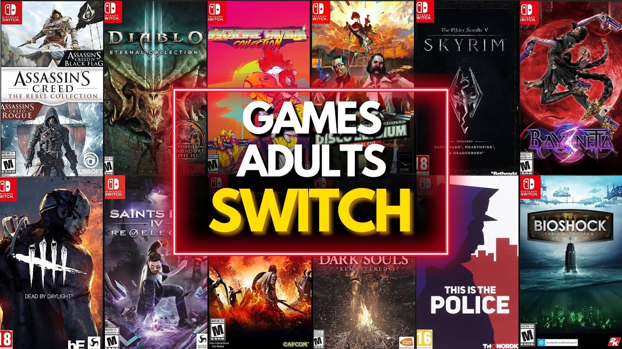 Top 25 Best Nintendo Switch Games for Adults!