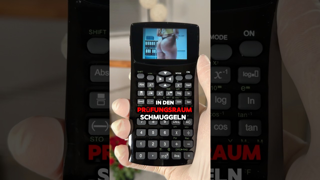 Einfach alles in einem Taschenrechner &ndash; und kein Lehrer der Welt wird es je herausfinden&hellip; 🤯 #school