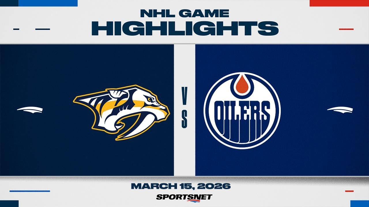 NHL Highlights | Predators vs. Oilers - March 15, 2026