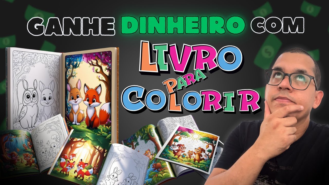 Descubra Como Criar e Vender Livros de Colorir no Canva e Lucrar Online!