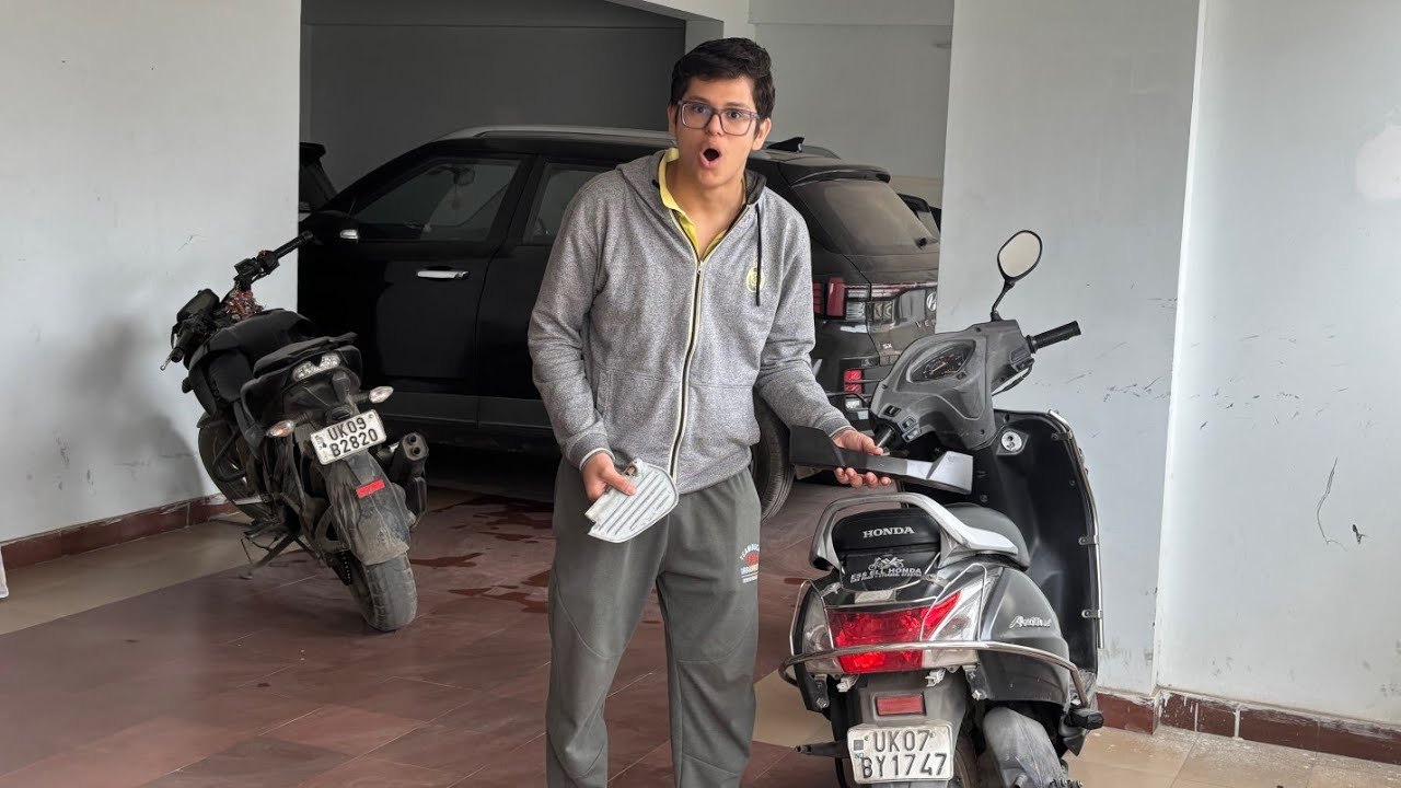 Anshu Ne Scooty😳Thok Di🤦
