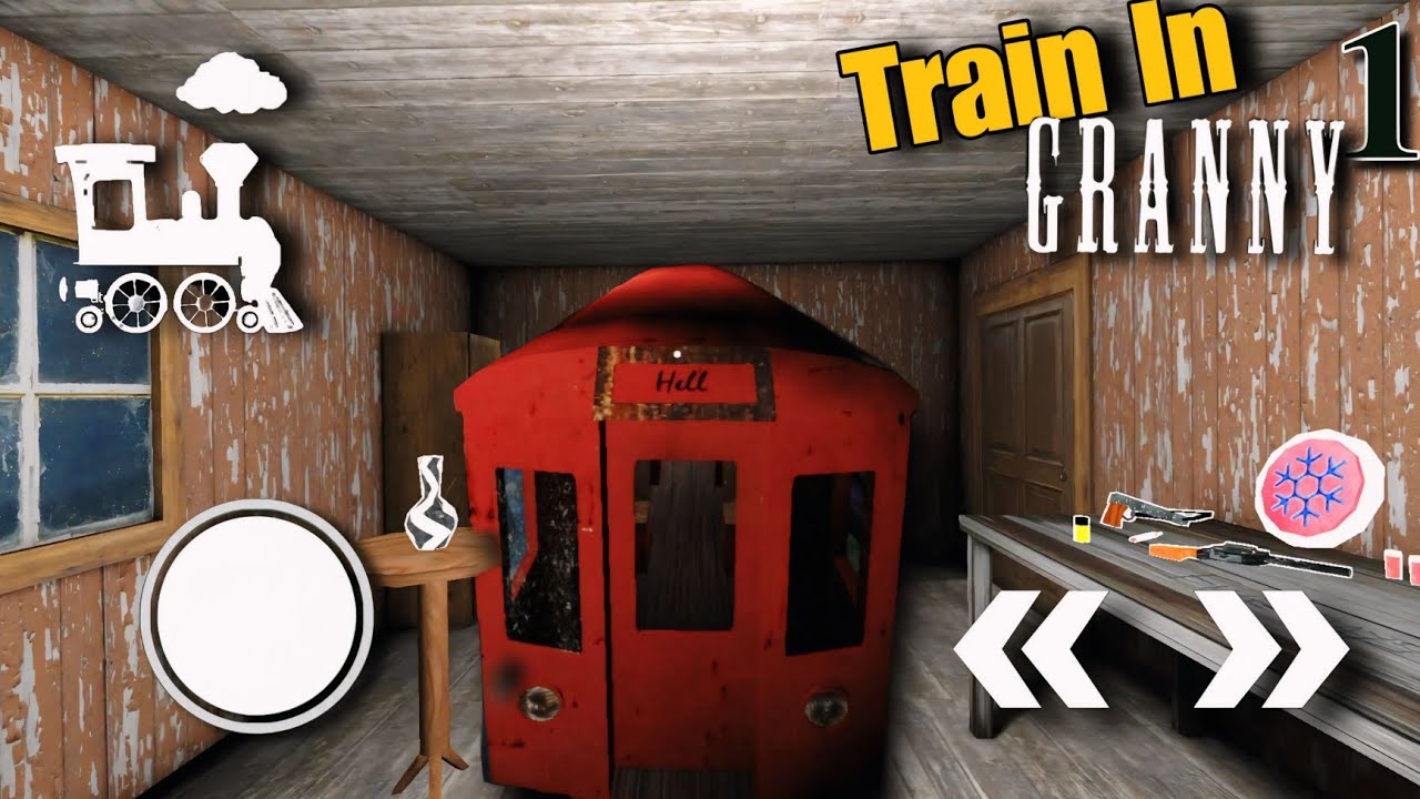 🚂 Playing as TRAIN in Granny 1 House 🏠😱 granny horror 