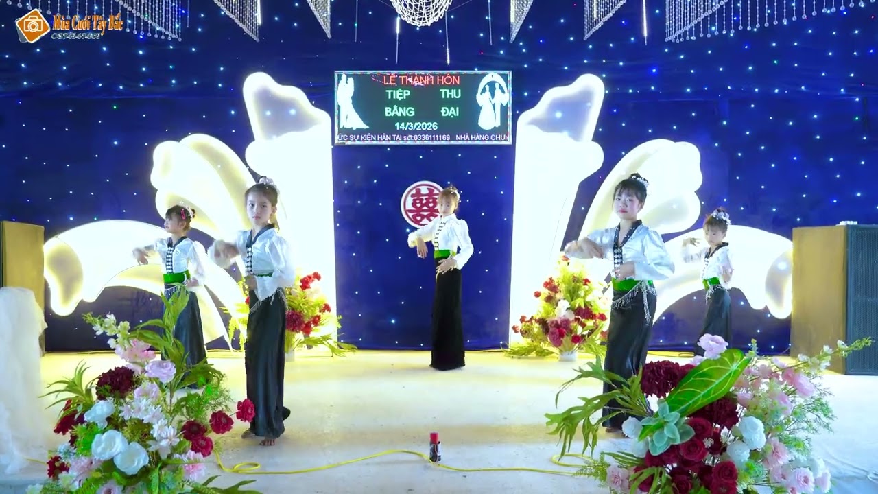 VŨ ĐIỆU TIẾNG KHÈN MÙA BAN NỞ (Phong Wind) NHÓM MÚA NHÍ MÚA MỪNG LỄ THÀNH HÔN TIỆP BẰNG VÀ THU ĐẠI