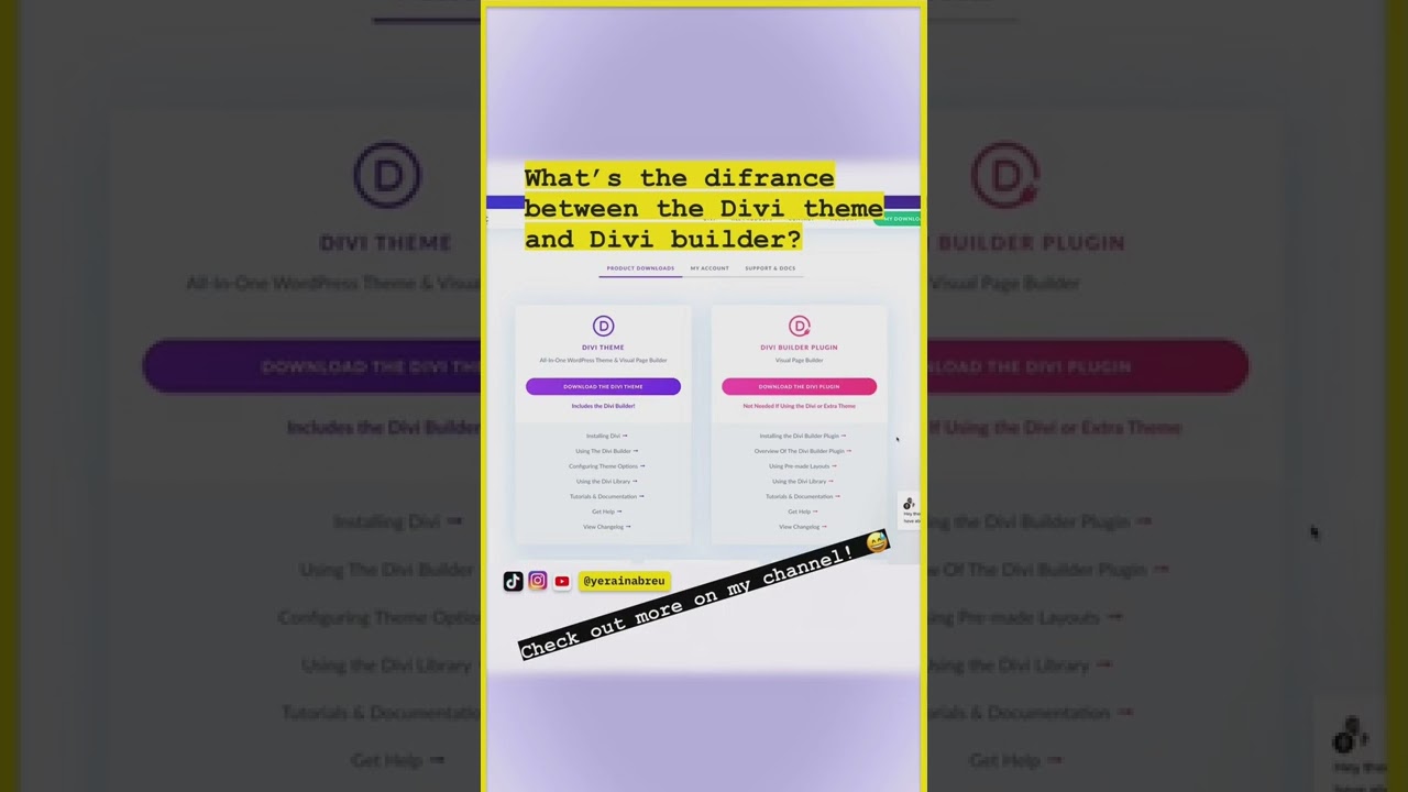 What&rsquo;s the Difference Between the Divi Theme and Builder Plugin? #WordPress #Divi