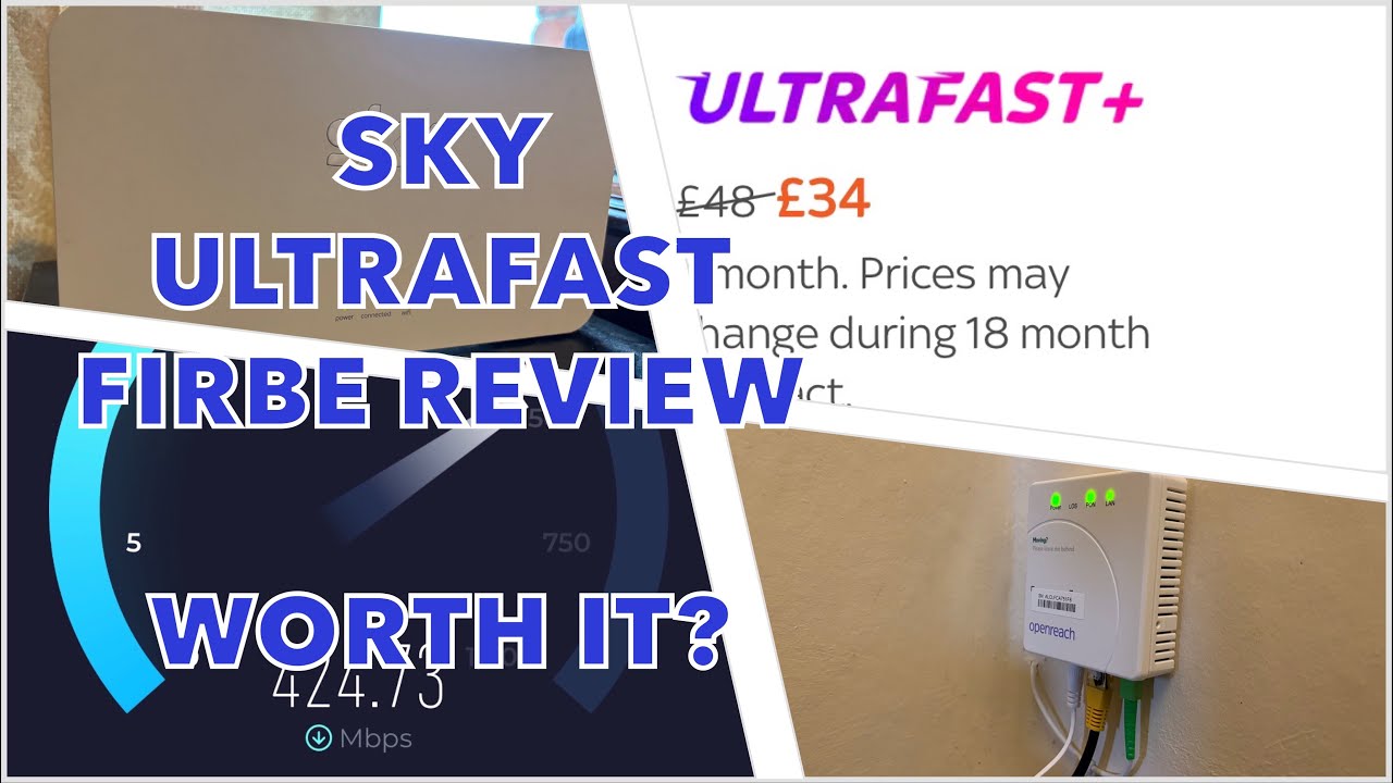 Обзор широкополосного интернета Sky Full Fibre в Великобритании | 500 Мбит/с?
