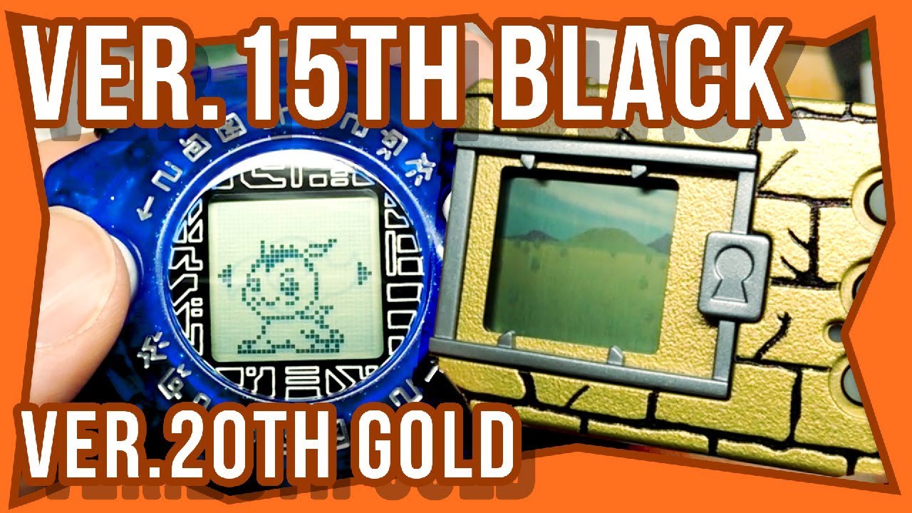 Digimon Digivice Ver.15th Black Edition, Gold Ver.20th Unboxing - CWK