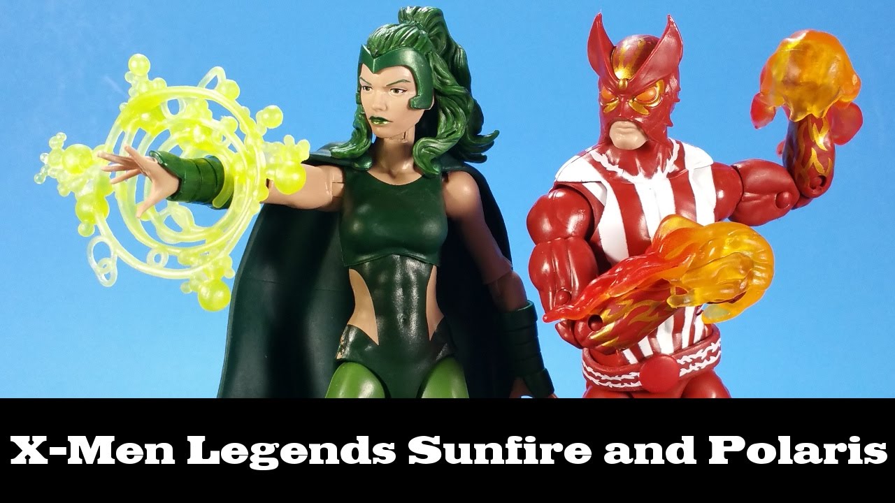X-Men Marvel Legends Polaris and Sunfire Hasbro