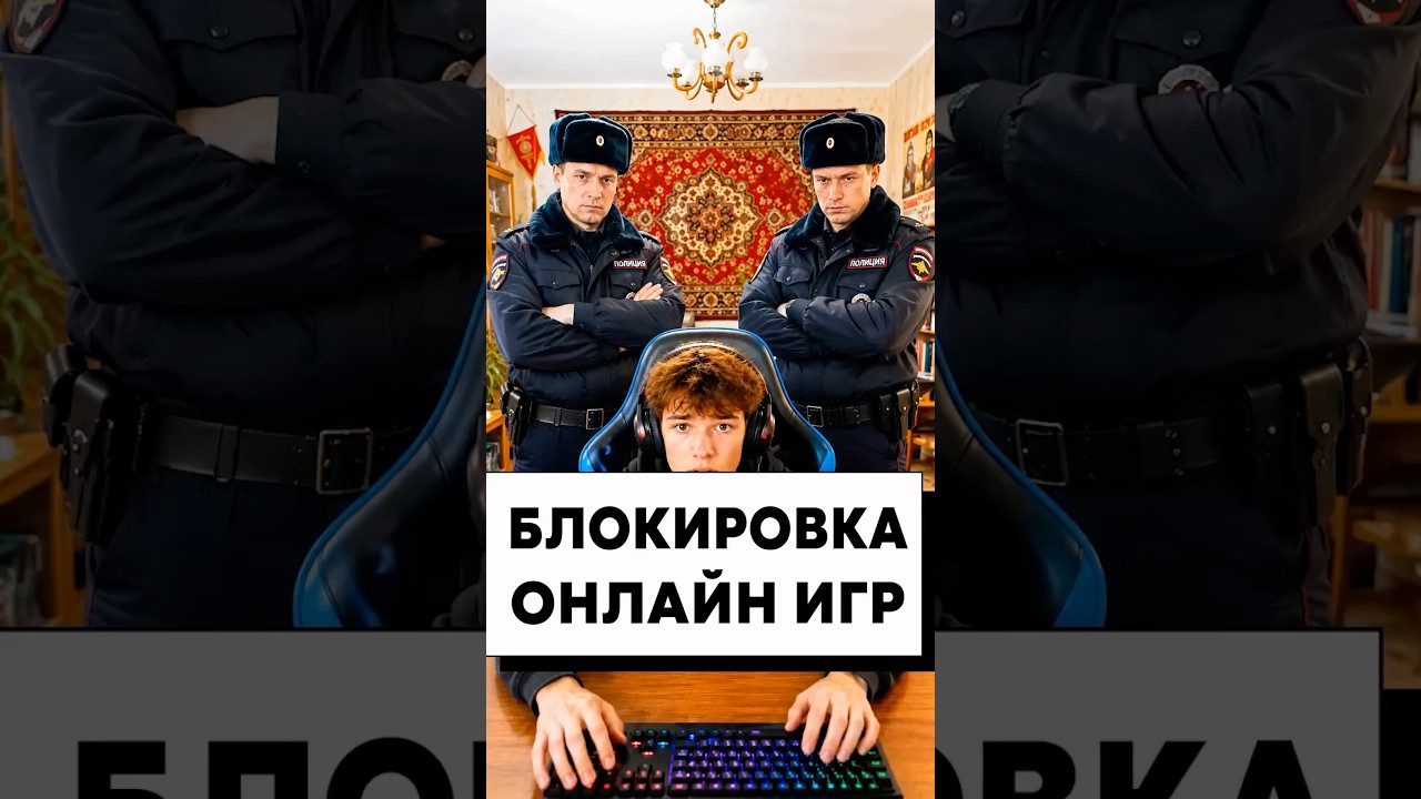 В РОССИИ ХОТЯТ ЗАМЕДЛИТЬ ОНЛАЙН-ИГРЫ 😳