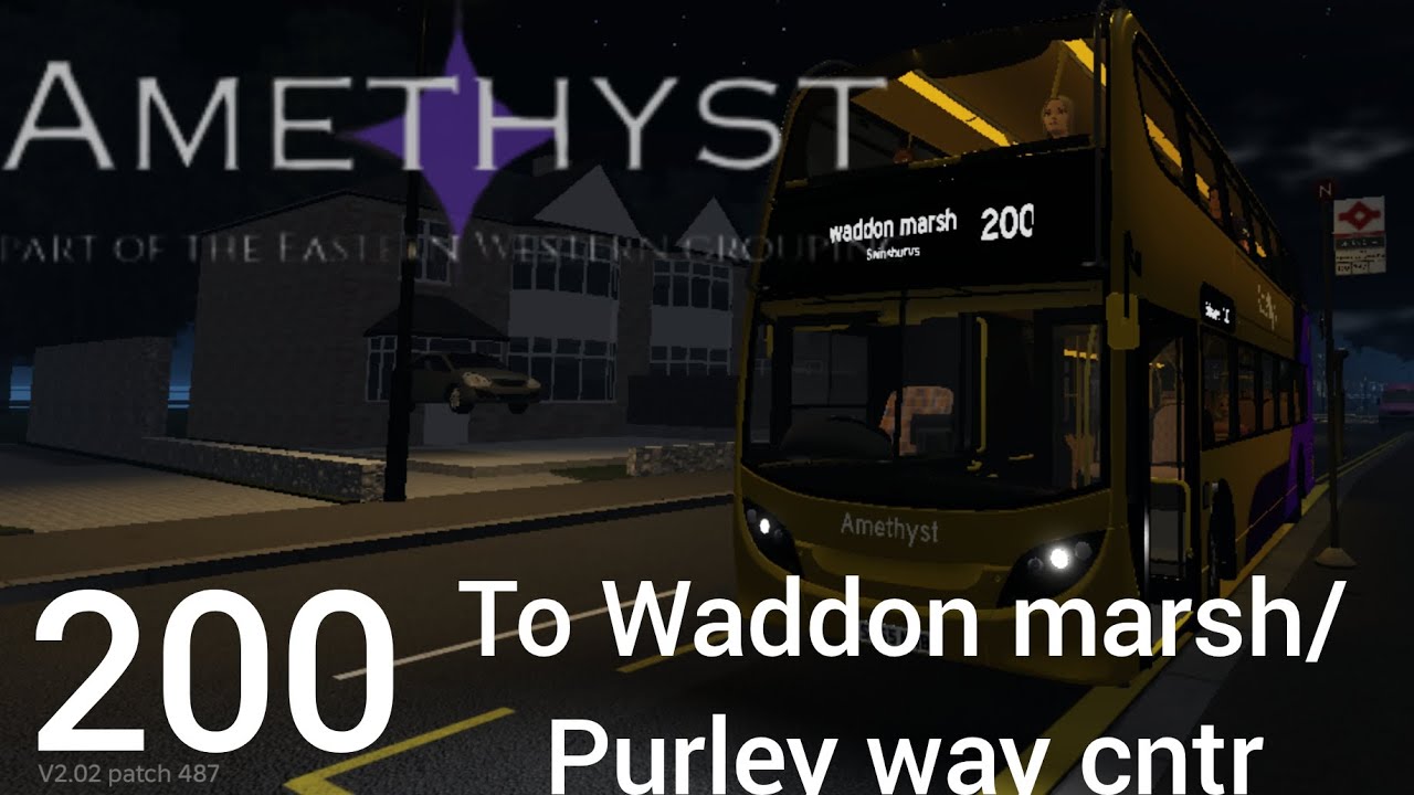 Croydon Roblox- Amethyst service 200 route visual 