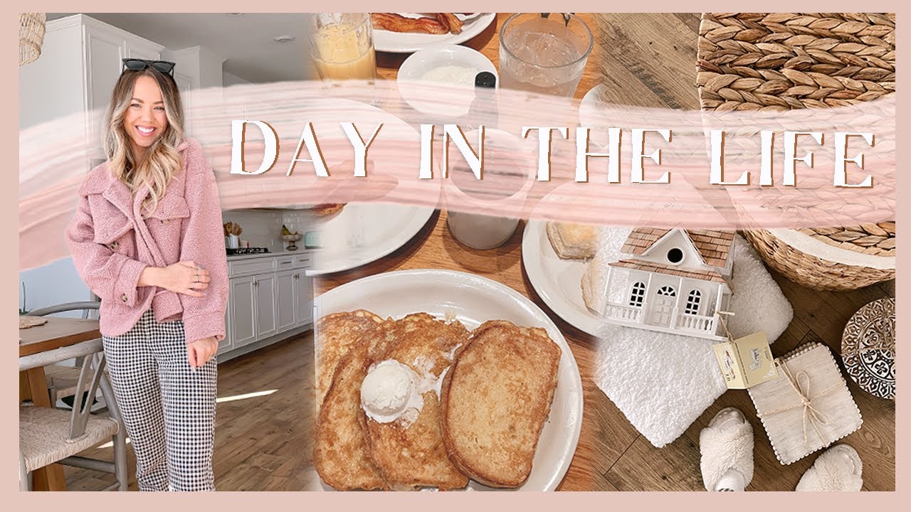 DAY IN MY LIFE | breakfast date, HomeGoods haul, taking down Christmas decor, & organizing! ✨