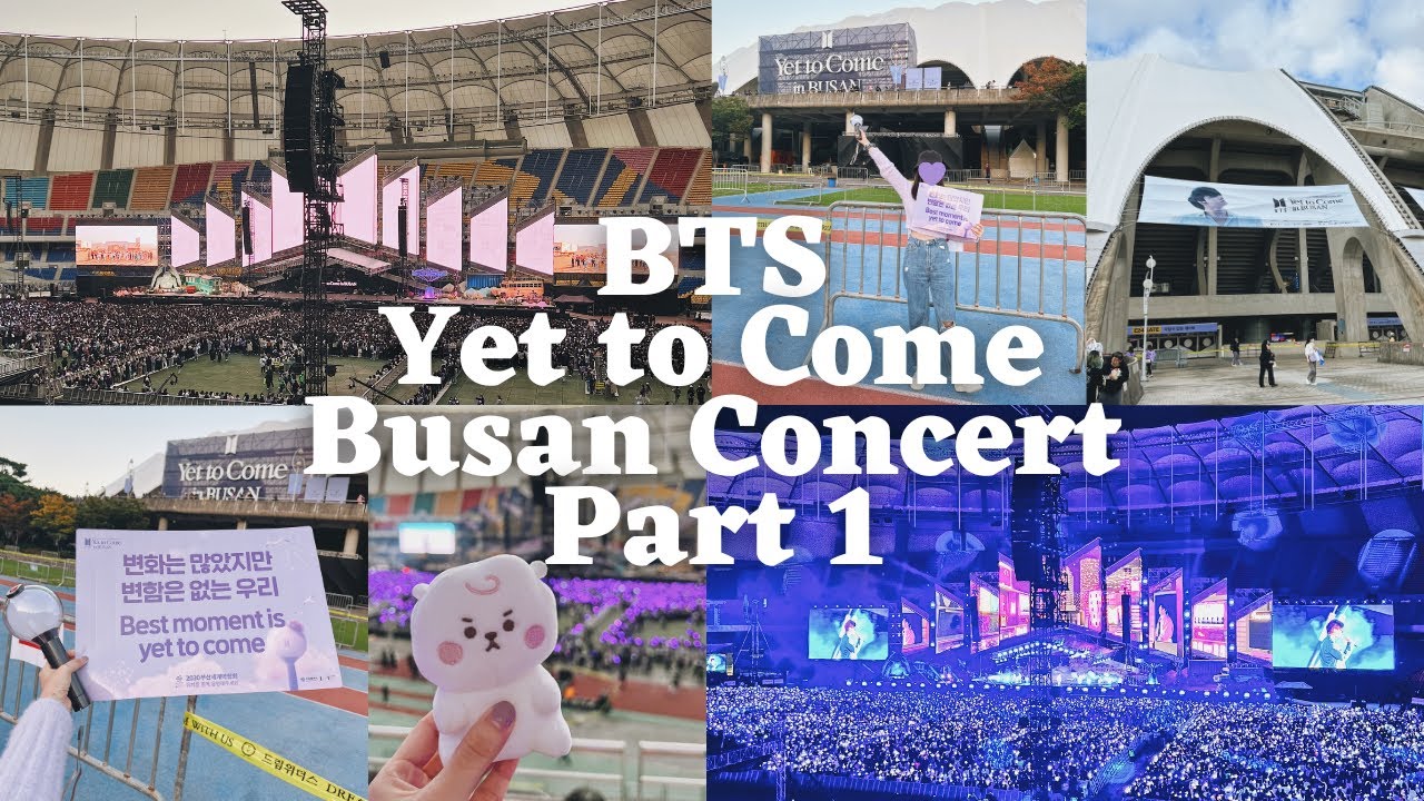 BTS YET TO COME CONCERT IN BUSAN (Part 1) | Fancam/Vlog | ARMY Vlog 아미로그