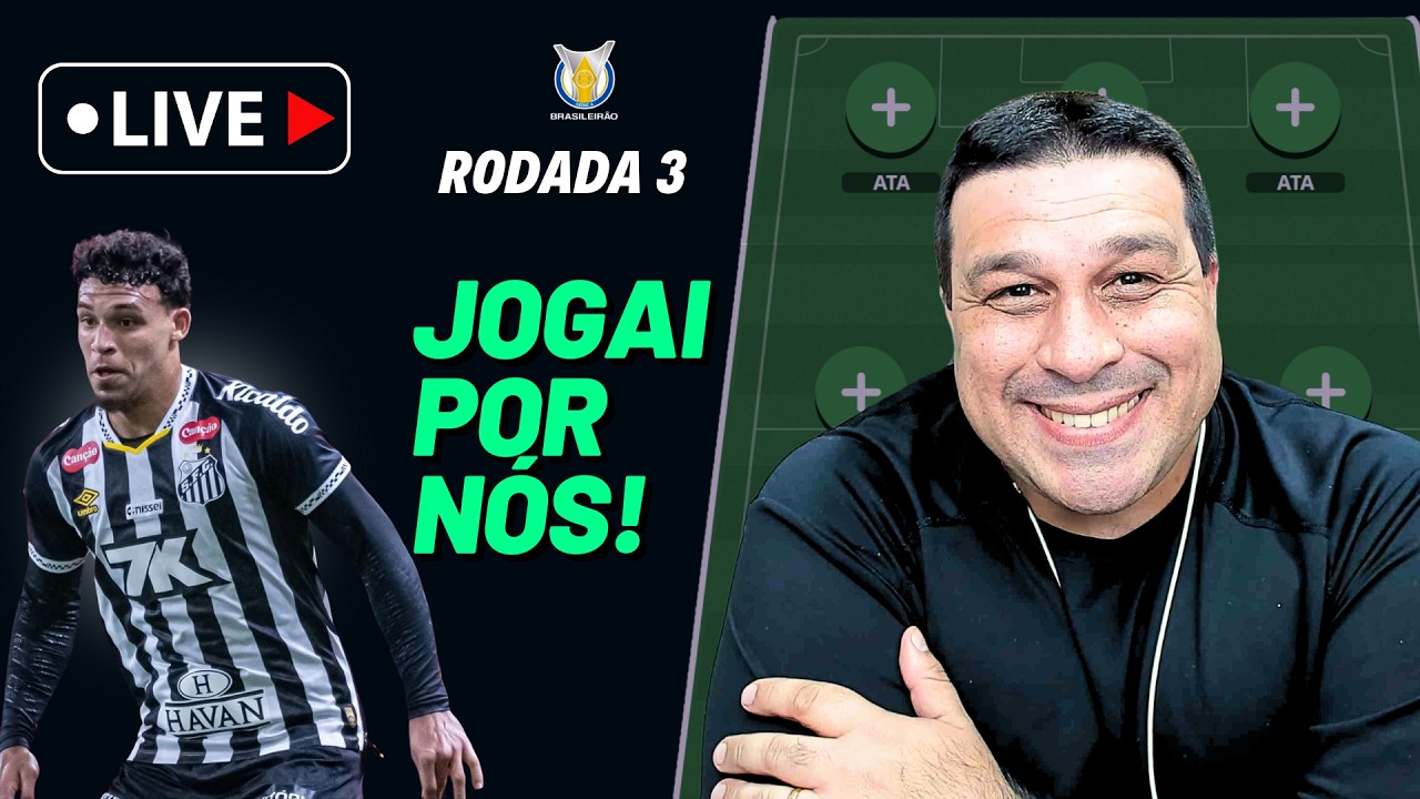 🔴 LIVE PÓS RODADA 3 E DICAS RODADA 3 | CARTOLA 2026