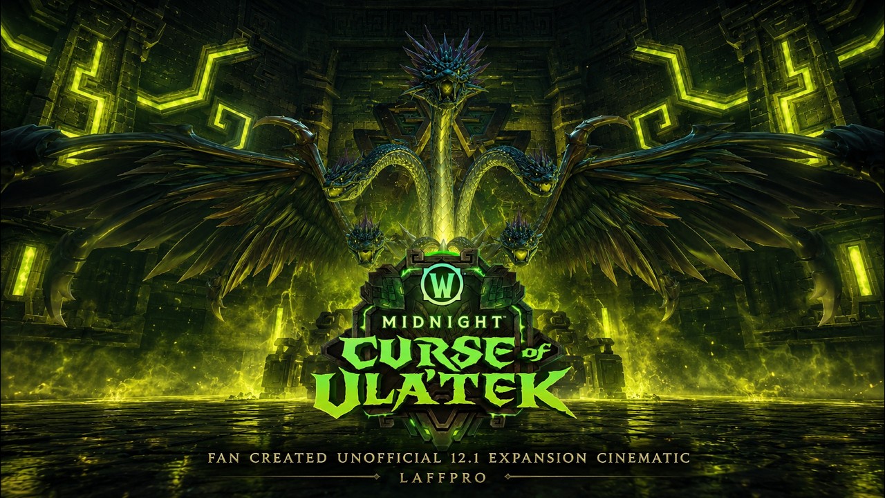 LAFFPRO // WOW MIDNIGHT 12.1 // CURSE OF ULA'TEK FAN CINEMATIC // WORLD OF WARCRAFT REIMAGINED IN 4K