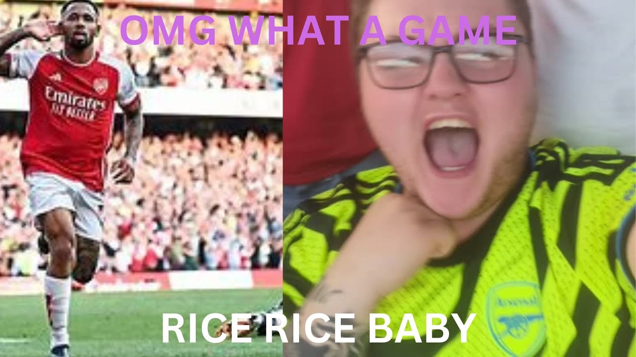 RICE SENDS EMIRATES CRAZY!!!!!! ARSENAL VS MAN U MATCH DAY VLOG