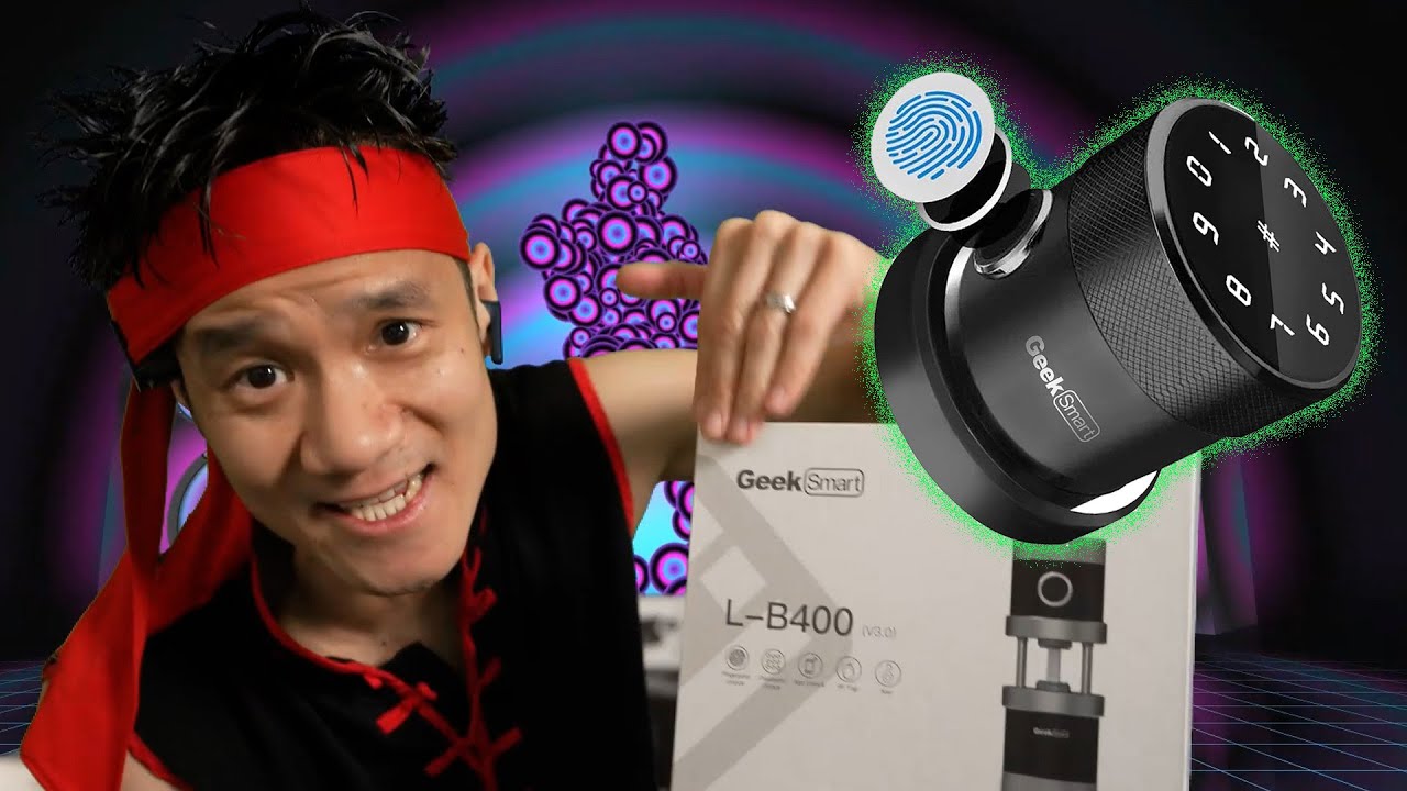 GeekSmart L-B400 Unboxing!  5 WAYS to UNLOCK!  L-B400 Geek Smart Door Lock is the FUTURE!