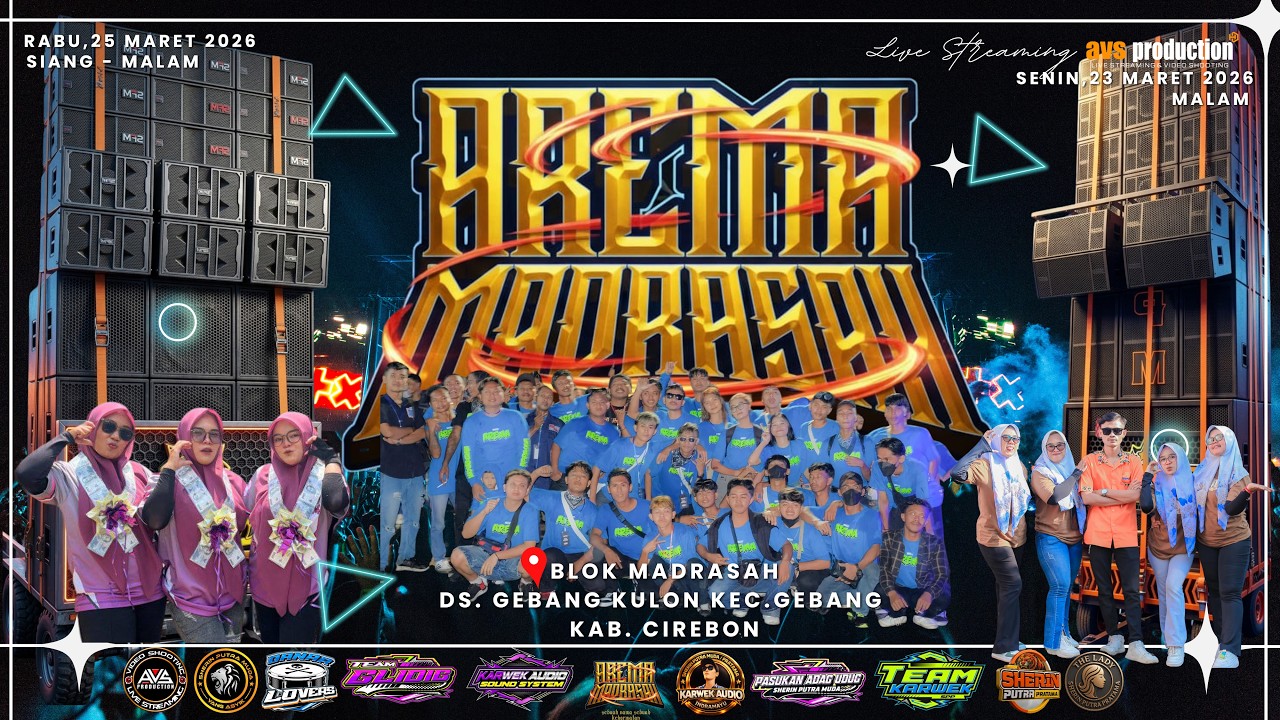 🔴LIVE STREAMING SEMARAK IDUL FITRI || AREMA MADRASAH || SHERIN PUTRA PRATAMA || GEBANG, 23 03 2026