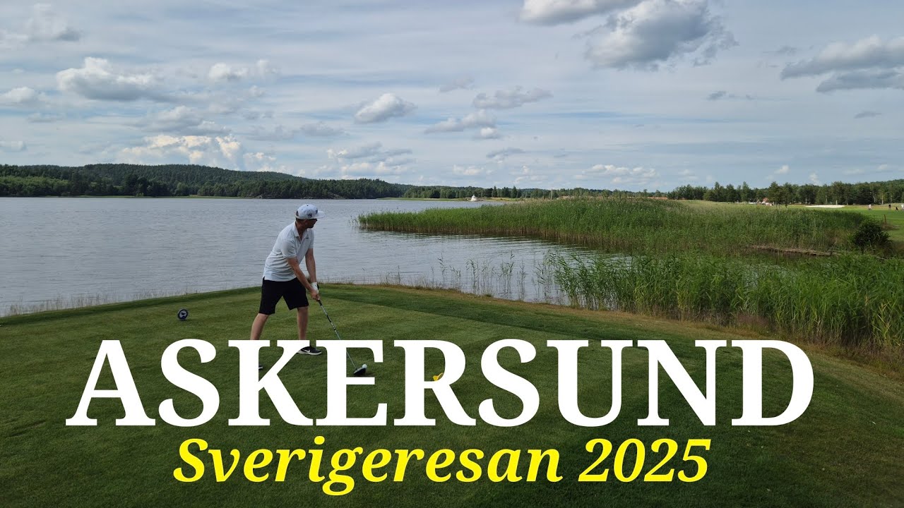 Jag spelar ASKERSUNDS GK | En av Sveriges BÄSTA seaside-banor | Svenska Golfbanor 