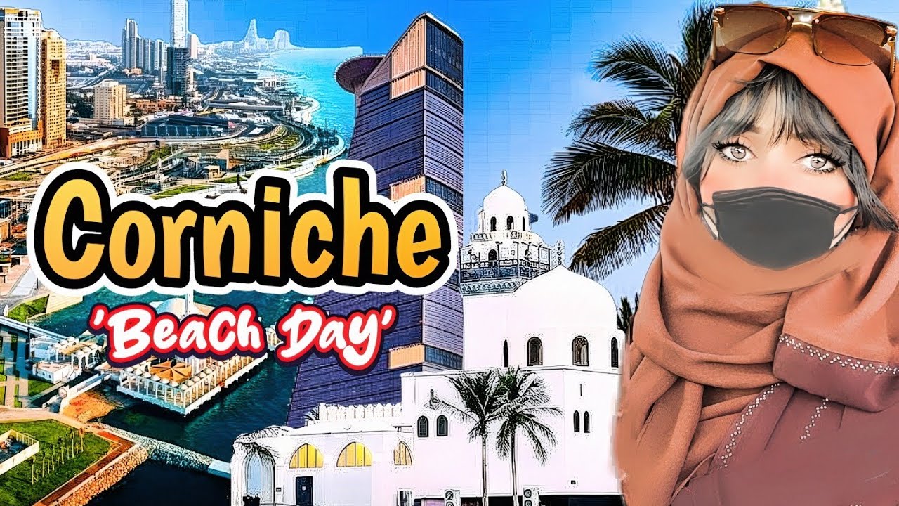 Jeddah Corniche  | Al Ahlam Marina Boat Ride |  Floating Mosque (Masjid Al Rahma)| Corniche Beach 