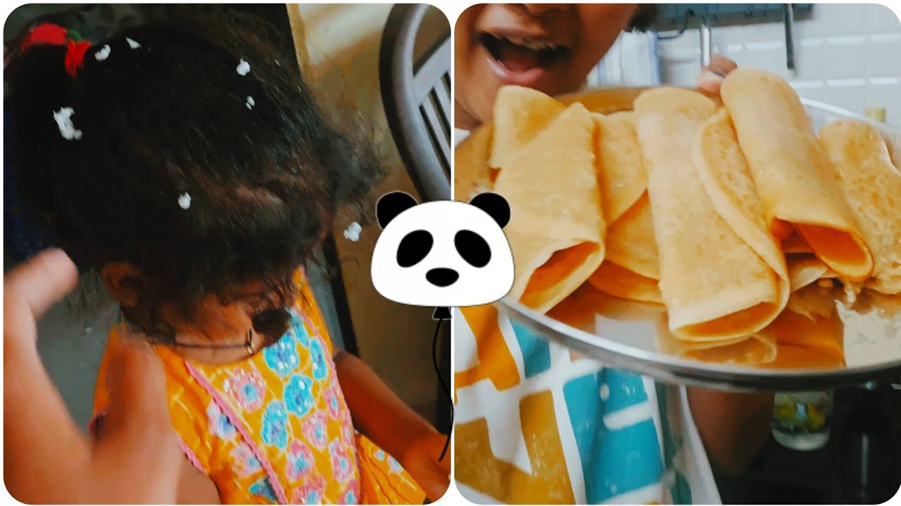 Main v pitha banana sikh gyi 😊 Roohi ne ghar ka halat kya banai @supermomvlog03 