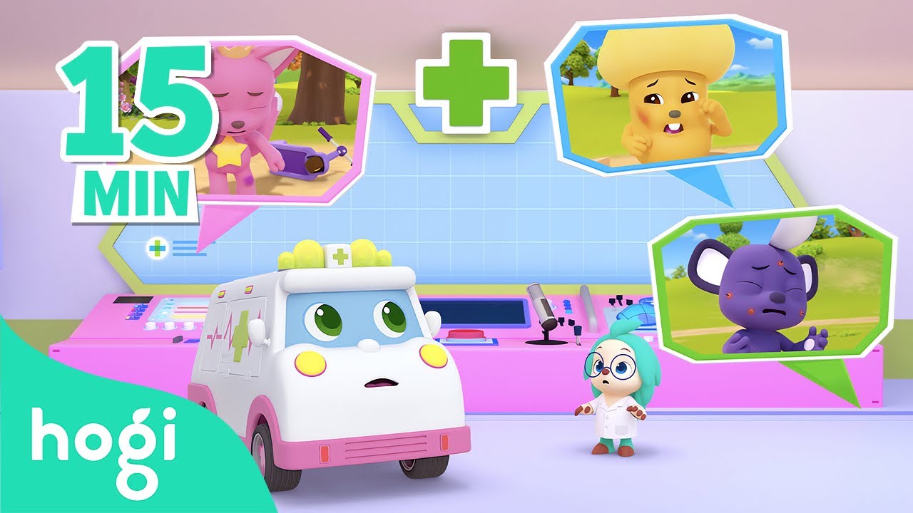 Ouch, Ouch! Outdoor Boo Boo 😭｜15 min｜Hogi's Hoispital Play｜Boo Boo Song｜Hogi Play｜Hogi Pinkfong