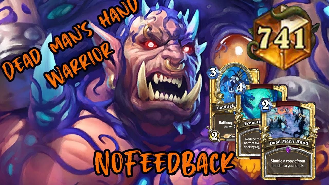 Hearthstone Wild : Dead Man's Hand Warrior! When an Unstoppable Force meets an Immovable Object!