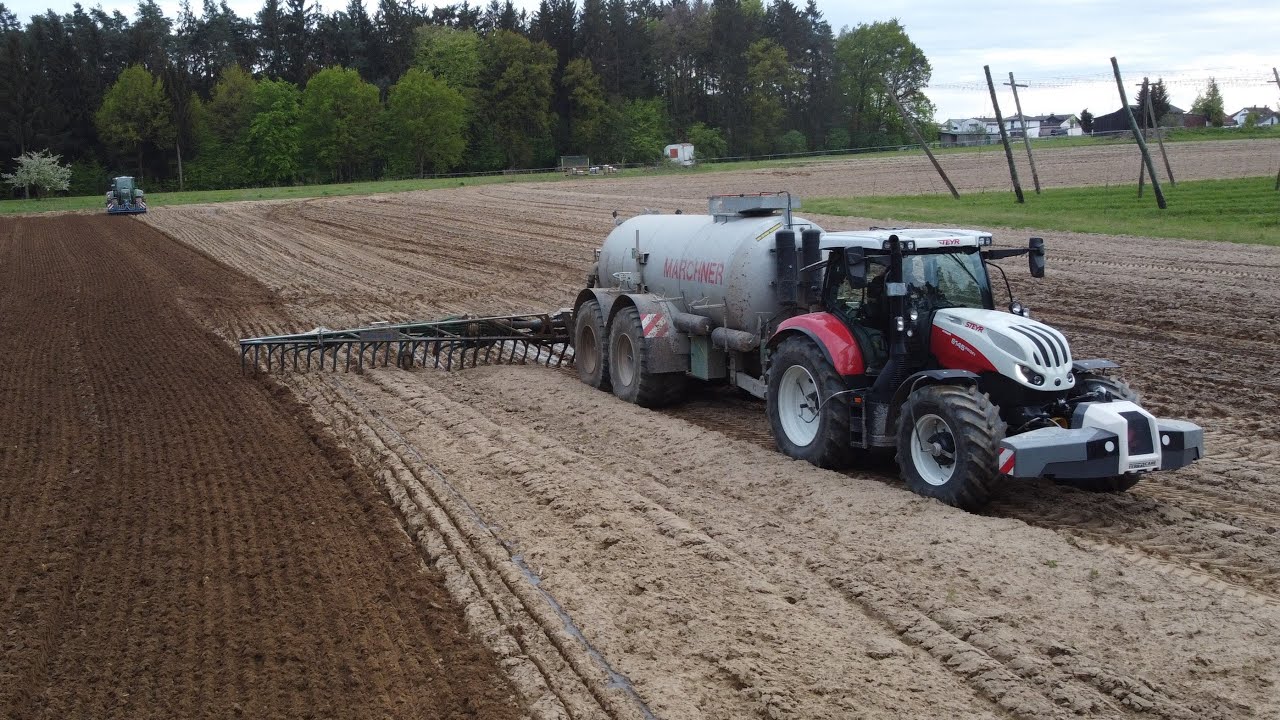 Maisland vorbereiten 2024 / Fendt und Steyr