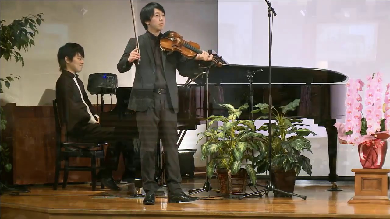 「マスカーニ”カヴァェリア　ルスティカーナ”より間奏曲　ヴァイオリン：倉冨亮太　ピアノ：山中惇史　2017年2月26日大和カルバリーチャペル第三礼拝特別賛美