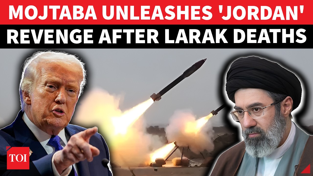 'IRAN'S LARAK REVENGE!': Furious IRGC Bombs U.S. Base In Jordan After Larak Strike; Trump Warned