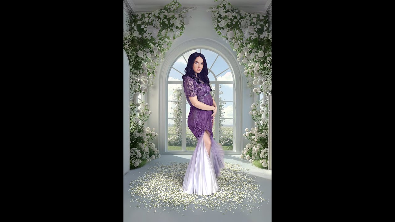 Maternity Photoshoot & AI Editing in Photoshop