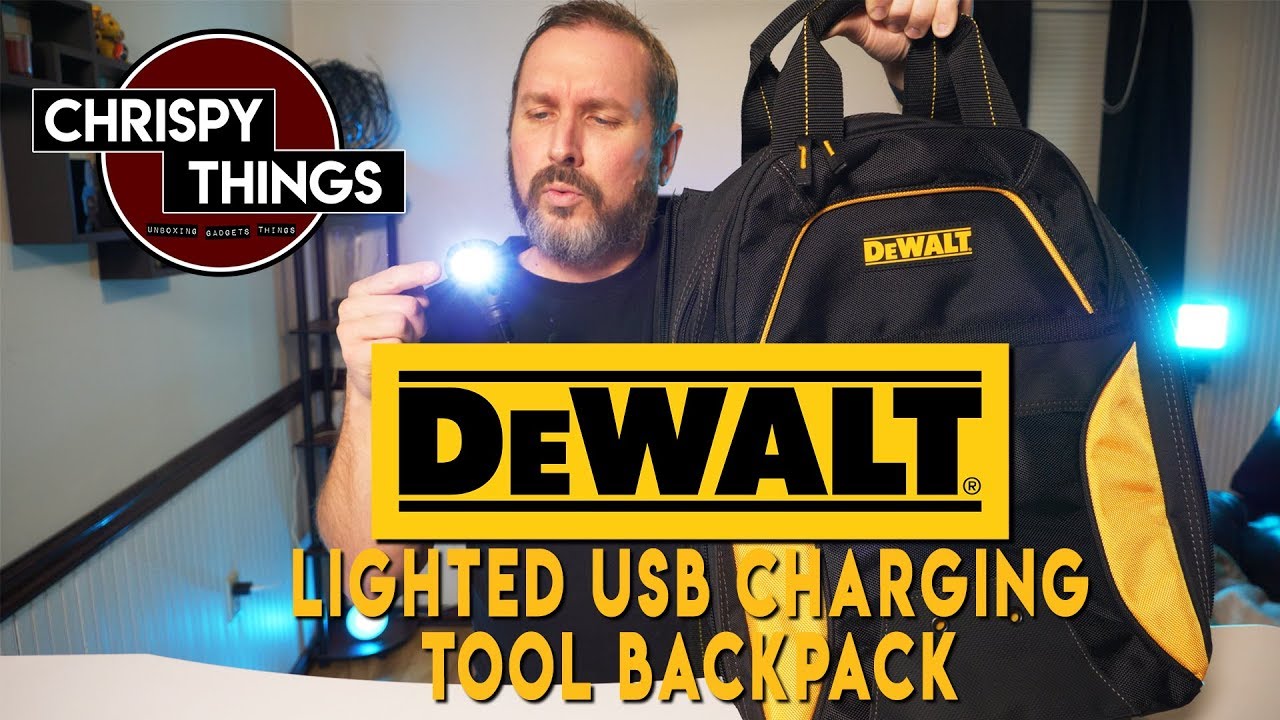 Dewalt Lighted USB Charging Tool Backpack! Will this replace your toolbox?