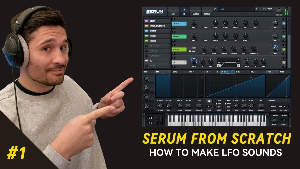 Serum From Scratch Ep. 1: How To Make LFO Sounds in Serum (Step by Step Tutorial)