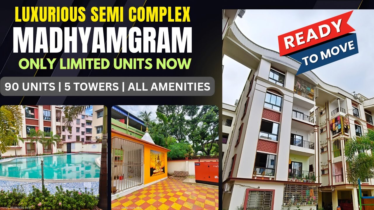 V74| "মধ্যমগ্রামে hidden complex এ সেরা ফ্ল্যাটের সন্ধান " | flats for sale in madhyamgram kolkata
