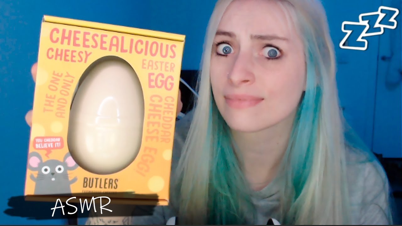ASMR: PROVEI UM OVO DE PÁSCOA DE QUEIJO