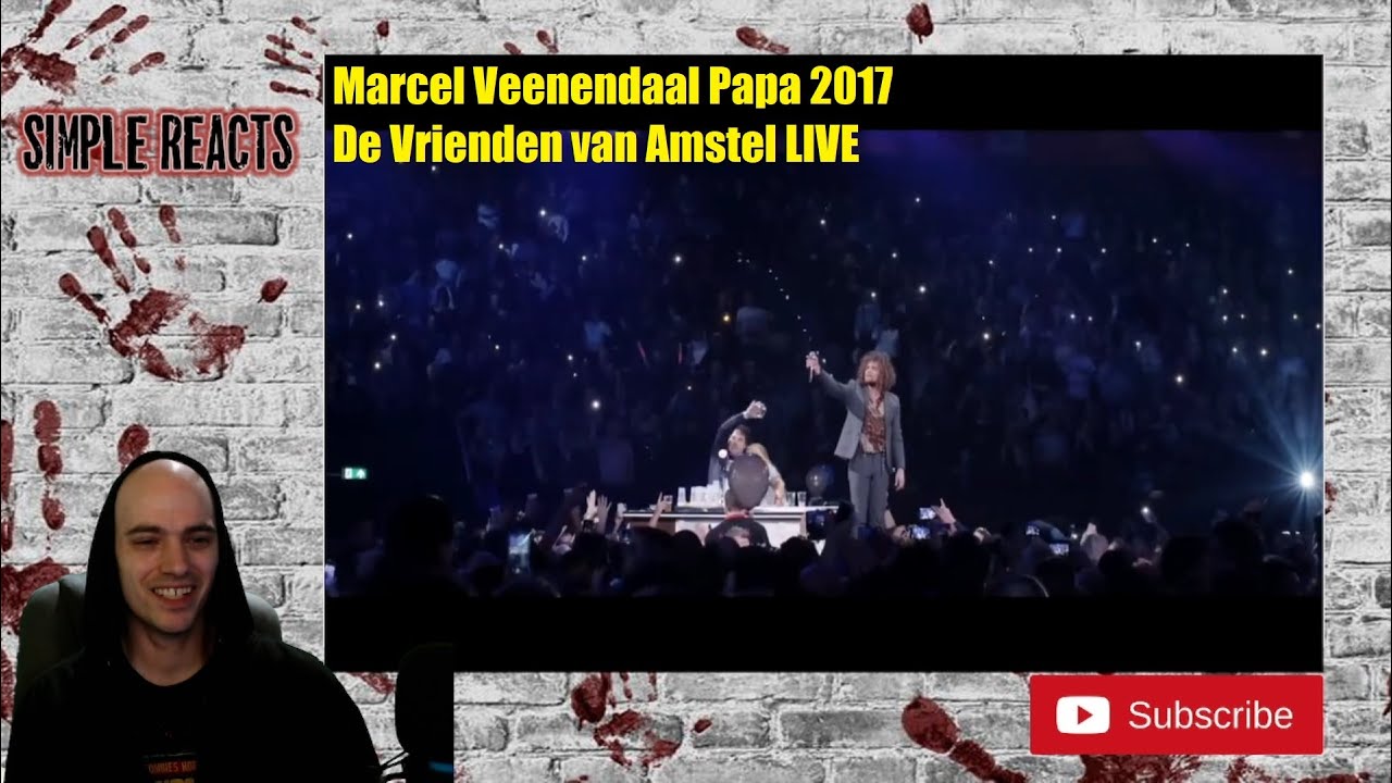 Marcel Veenendaal Papa 2017 De Vrienden van Amstel LIVE Reaction